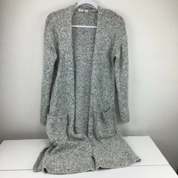 GAP Sweaters - Gap Womens Light Grey Marled Cardigan Size Medium